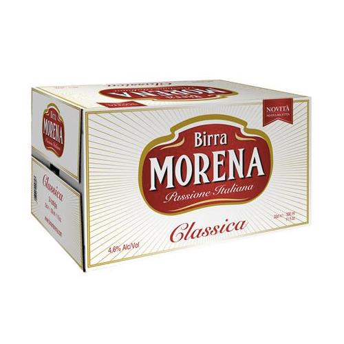 Morena Classica 33cl cassa da 24 pz - 4,6 % alc. vol. - Birra Lager 
