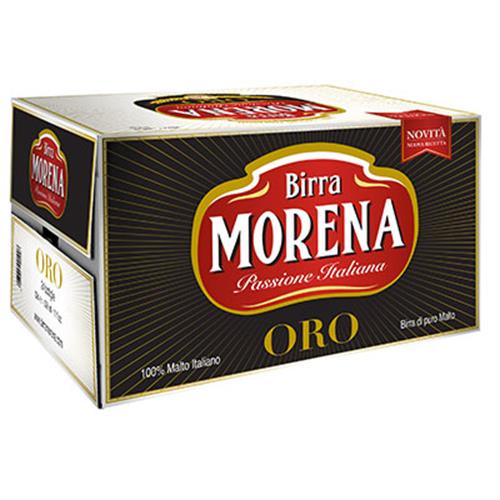Morena ORO 33cl cassa da 24 pz - 5,2 % alc. vol. - Birra di Puro Malto
