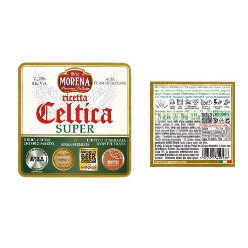 Celtica Super 33cl cassa da 12 pz - 7,2 % alc. vol. - Craft Beer 