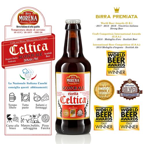 Celtica Scotch Ale 33cl cassa da 12 pz - 7,6 % alc. vol. - Craft Beer 
