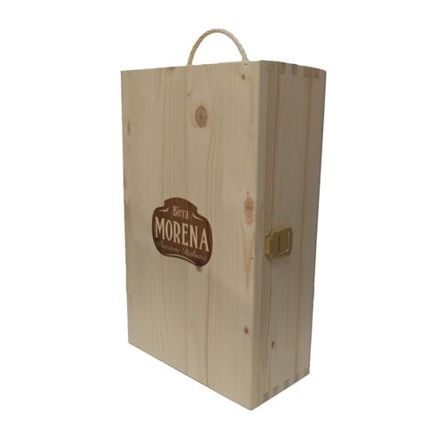 Cassa Di Abete Naturale con 2 Craft Beer 75cl (Lucana Bio - Celtica Super) 