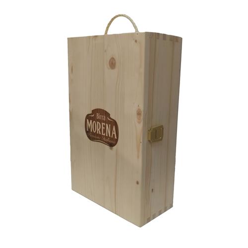Cassa Di Abete Naturale con 2 Craft Beer 75cl (IPA - Gran Riserva)
