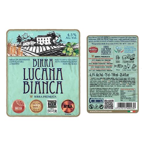 Lucana Bianca 75cl - 4,5 % alc. vol.- Craft Beer 